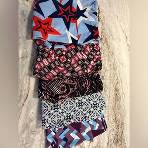 Lularoe 5 pc leggings SET tall and curvy